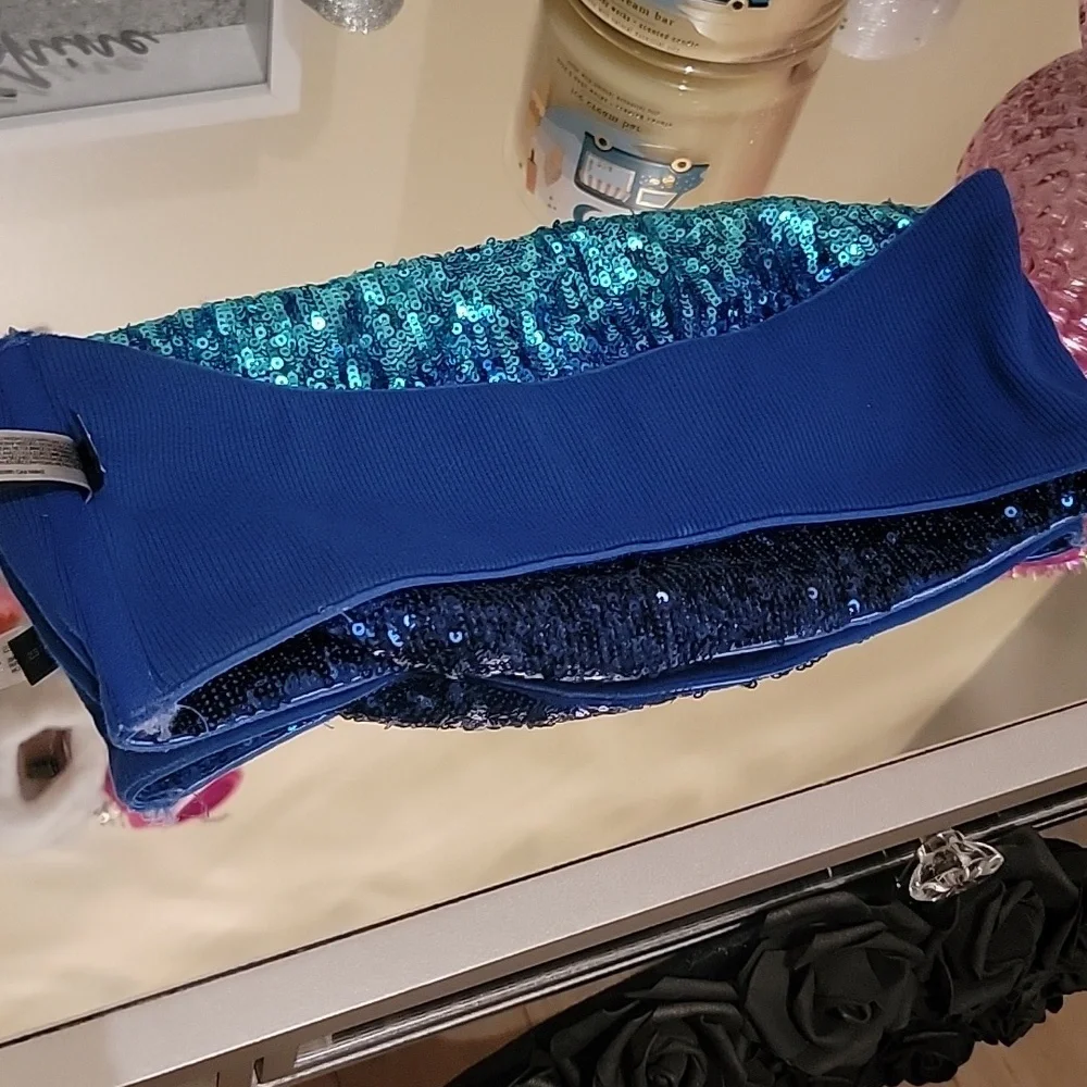 Victoras Secret/Express Bundle. VS Sequin Flag Tank Top. Express bandeau. - Picture 10 of 10